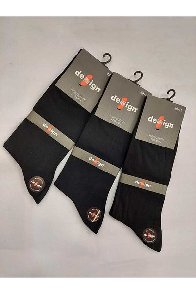 Design Socks MEN'S THIN COTTON NYLON-FREE SEAMLESS SOCKS 3-PIECE