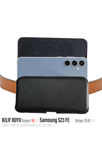 EXENAR Samsung S23 FE - Set compatibil de curea și husă din 2 piese