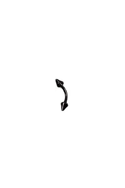 agbtasarım ثقب الحواجب المنحني ذو الشكل المزدوج "eyebrow، Rook" (فولاذ جراحة أصلي، تصميم حصري)