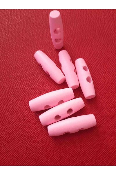 Beyna 3 CM Wide Natural Wooden Pink Wood Shepherd - 1 Pack 12 Pieces