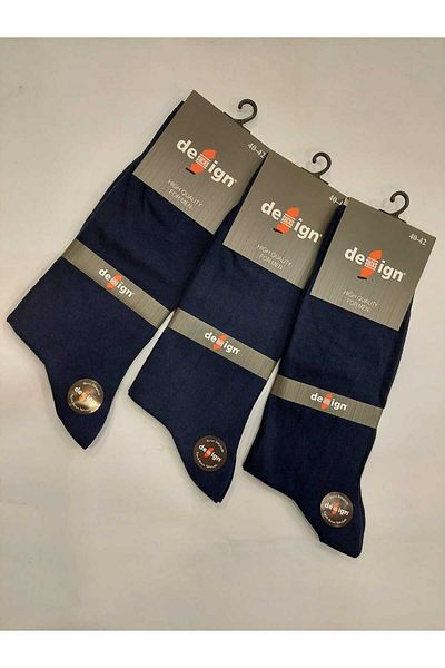 Design Socks MEN'S THIN COTTON NYLON-FREE SEAMLESS SOCKS 3-PIECE