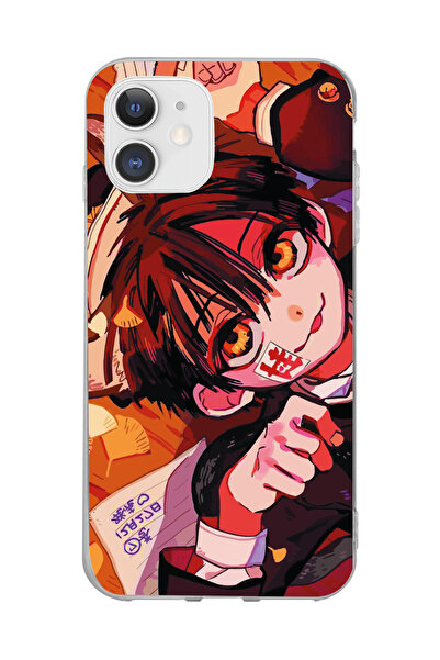 SUPER FRAME Iphone 11 Uyumlu Tuvalet Hayaleti Hanako - Kun Tasarımlı Şeffaf T...