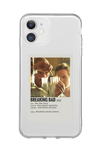 SUPER FRAME Iphone 11 Uyumlu Breaking Bad Tasarımlı Şeffaf Telefon Kılıfı