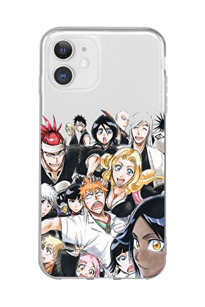 SUPER FRAME Iphone 11 Uyumlu Bleach Tasarımlı Şeffaf Telefon Kılıfı