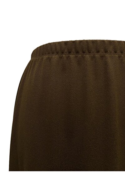 Giyinen Mağazaları Taba Buğra Φούστα με ελαστική μέση με εσωτερική επένδυση