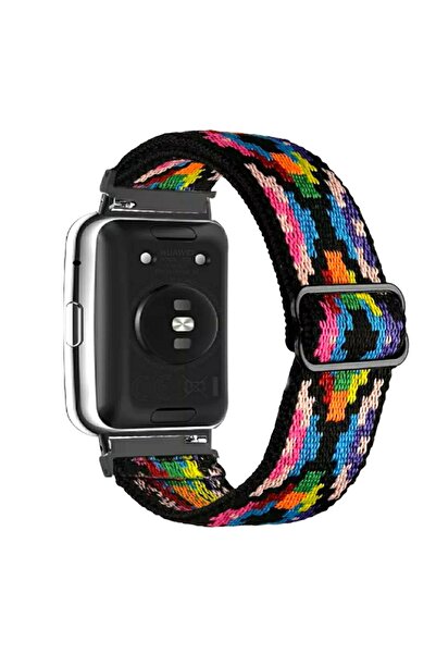 FirstModel Huawei Watch Fit 2 Uyumlu Örgü Bant Kordon , Pim Çevirici Aparat I...