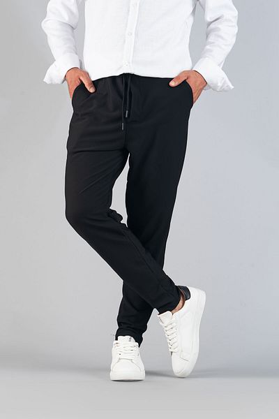 bombe Slim Fit Jogger für Herren – flexible Lycra-Hose mit elastischem Bund
