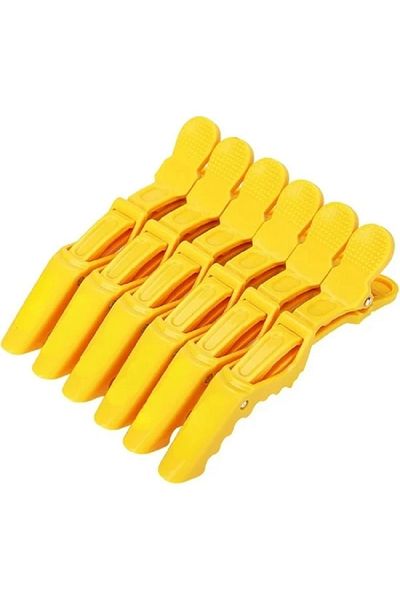 QUEENVİP 6-Piece Professional Hairdresser Hair Clip - Hairdresser and Alligator Hair Clip