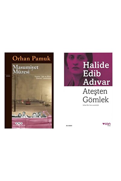 Yapı Kredi Yayınları Masumiyet Müzesi Orhan Pamuk - Ateşten Gömlek Halide Edi...