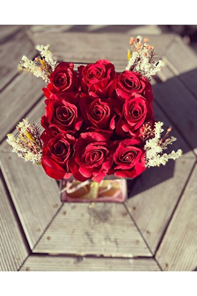 Z&B Sevgiliye Hediye Çekmeceli Kutuda Çikolata Ve Çiçekli Hediye Kutusu,sevgi...