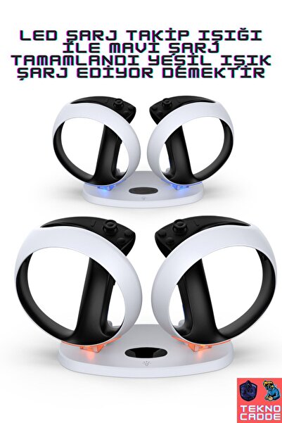 beboncool Tp5-3505 Led Işıklı Playstation Vr2 Ps Vr2 Gamepad Joystick Manyeti...