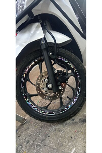Oracal HONDA DİO SİYAH HOLOGRAM JANT ŞERİT STİCKER