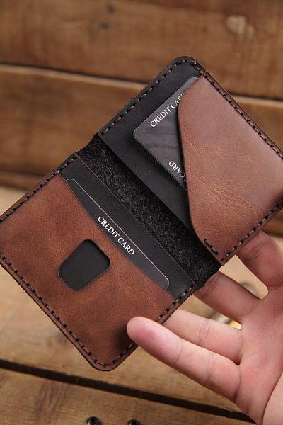 New Coast Leather 1900's Ανδρικό Πορτοφόλι - Γνήσιο Δέρμα, Χειροποίητο