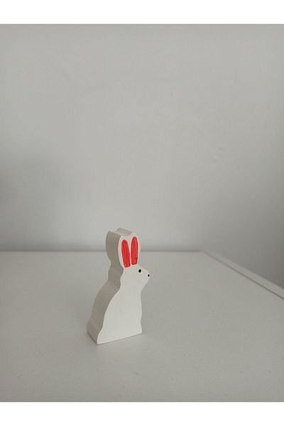 Gepetto Rabbit Patterned Wooden Toy