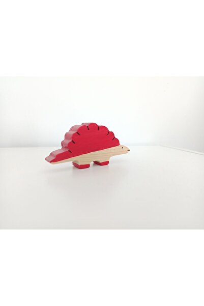 Gepetto Red Dinosaur Wooden Toy