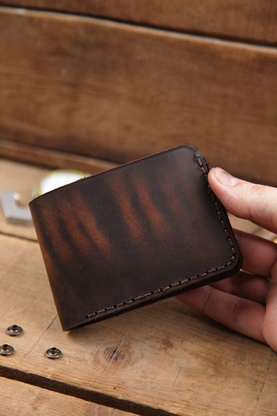 New Coast Leather 1900's Μινιμαλιστικό Ανδρικό Πορτοφόλι - Γνήσιο Δέρμα Χειροποίητο