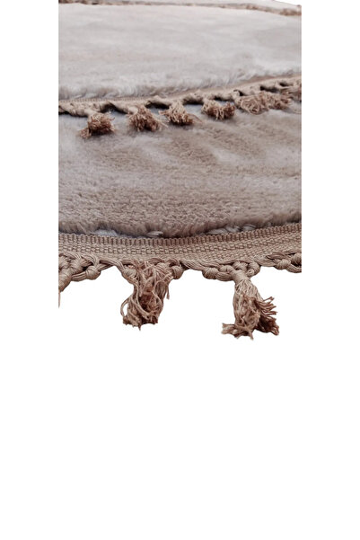 ALTUN CARPET 3LÜ VİZYON TAKİM PELÜŞ  KAYMAZ  HALI PONPON SAÇAKLI EV TEKSTİL 2 ADET 80*150+1 ADET 80 *300