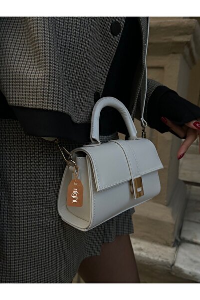 Night حقيبة يد وكتف نسائية كريمية من باولا موديل