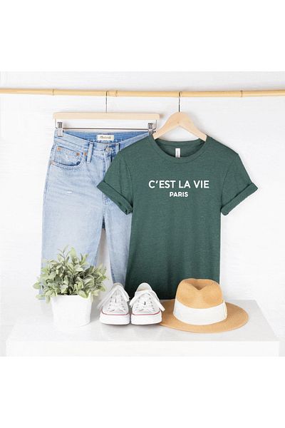 EFFRENATU Μπλουζάκι La Vie Printed Unisex Oversize
