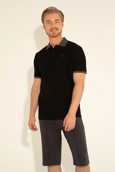 U.S. Polo Assn. Λευκό ανδρικό μπλουζάκι Basic