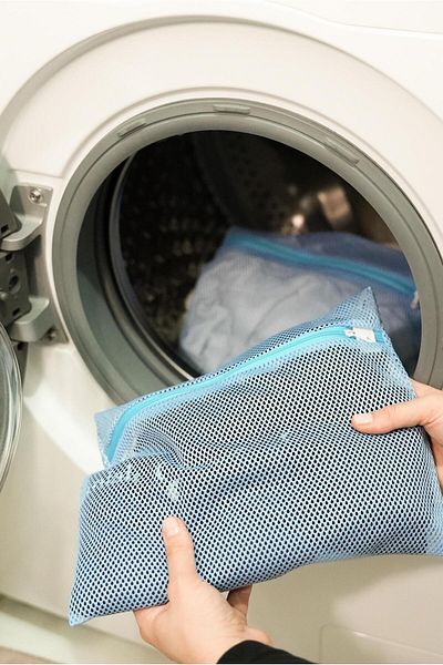 Hayveys Blue Underwear - 2 Pieces, Zippered Bag, Socks Washing Net