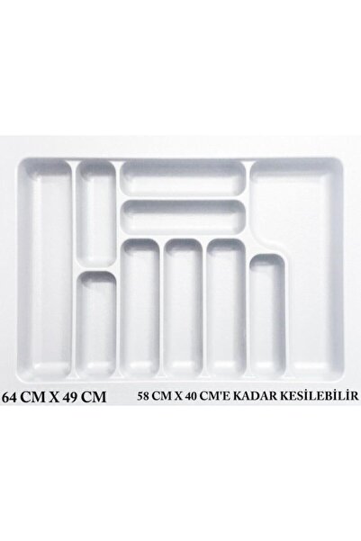 STARAX Çekmece Içi Kaşıklık Beyaz - 74x49 S-2289-w