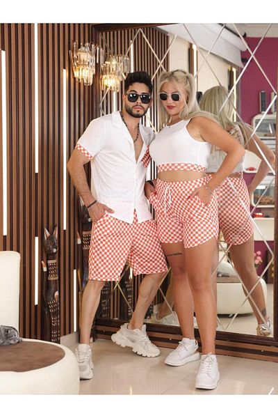 CLASSY.MODA Men's Set Shorts - Shirt - Fabric Micro - Price Single for Men