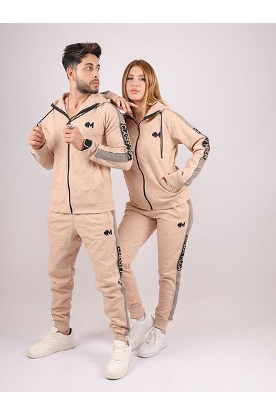 CLASSY.MODA طقم بدلة رياضية - قماش جاكار - تريكو - طقم رياضي - جودة عالية - تركيبات - سعر مفرد