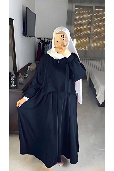 moda4b Rochie de damă hijab, mătase Medina n-05106 _ laci