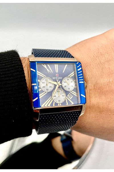 Reward New Season Function Vip Steel Navy Color Men's Wristwatch