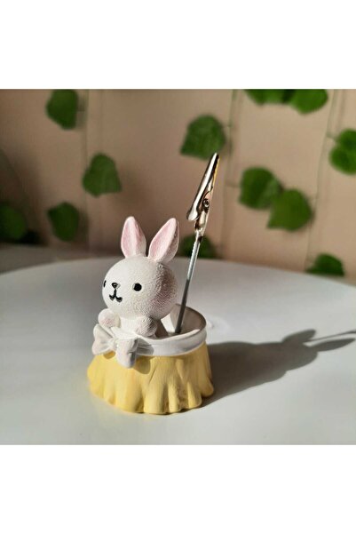 melora Sepette Tavşan Dekoratif Not Tutacağı/fotoğraf Tutucu,Notluk,Not Tutucu