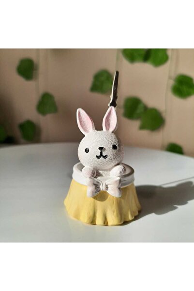 melora Sepette Tavşan Dekoratif Not Tutacağı/fotoğraf Tutucu,Notluk,Not Tutucu