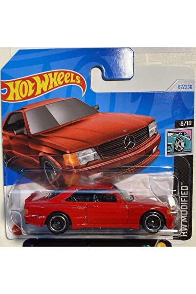HOT WHEELS 89 Mercedes-Benz 560 Sec Amg 8/10 82/250 Red Model Car