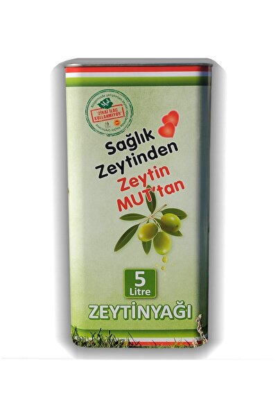 MUT ZEYTİNYAĞI 5 Litre Erken Hasat Zeytinyağı ( 0,6 Asit Oranı )