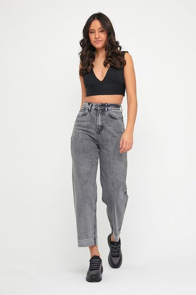 cracpot Paça Katlı Slouchy Jeans