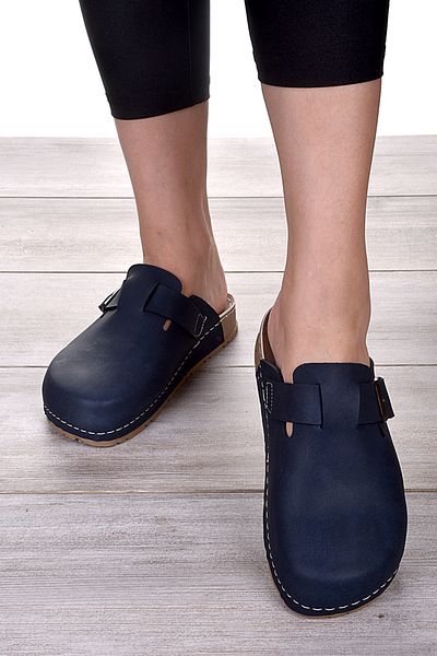 DOGİYE 9035 Παντόφλες Comfort Sabo σε μπλε ναυτικό χρώμα