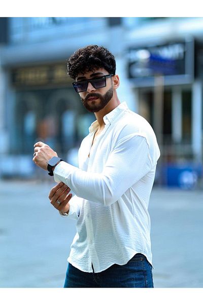 YNGMENCLASS HALF OWERSIZED AYROBIN LINEN SHIRT