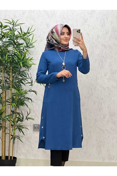 azzebutik Indigo 8510 September Tunic - K50