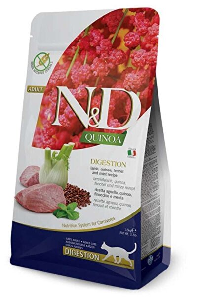 N&D Nd Quinoa Digestion Kuzu Kinoa Aromalı Hassas Sindirim Kedi Maması 5 Kg