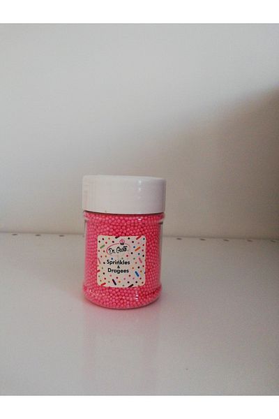 Dr. Gusto 2mm 45Gr Pink Dragee Beads