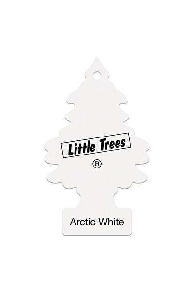 Car Freshner Little Trees Arctic White - Buz Beyazı, Buz Ferahlığı Oto Kokusu 3 Adet