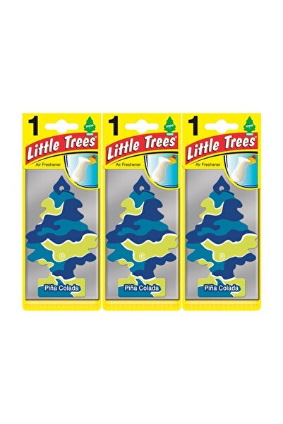 Car Freshner Little Trees Kağıt Koku Pina Colada 3'lü Paket