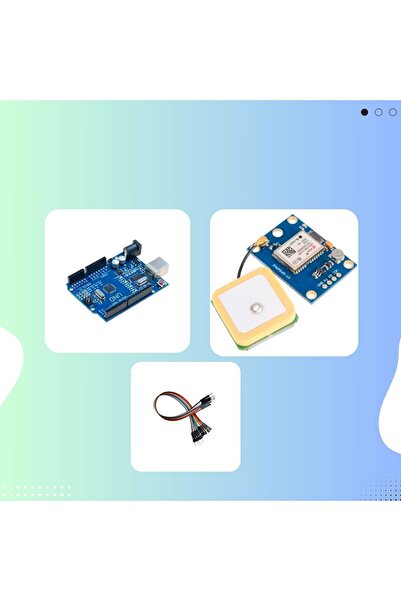 Fapatech Arduino ile GY-NEO6MV2 GPS Modülü Kullanım Konum Öğrenme Proje Seti-E-Pdf İçerikli