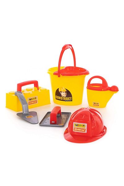 Polesie Yellow Builder Set No:5 "construct" (7 Pieces) 7 Pieces Age 1+