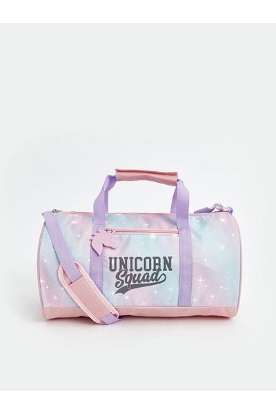 LC Waikiki Geanta Sport Cilindru Imprimata Fata - 40x21x20 cm