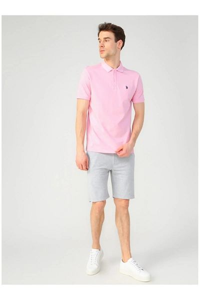 U.S. Polo Assn. Η.Π.Α. Polo Assn. Ανδρικό μπλουζάκι Polo Neck - G081GL011.000. 954055