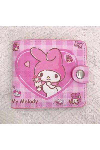 synshop Sanrio Kuromi Cinnamoroll My Melody Melody Pochacco Leather Wallet Card Holder Gift