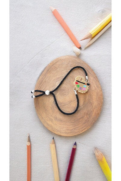 SEARD Miyuki Wooden Picture Bead Handmade Adjustable Bracelet