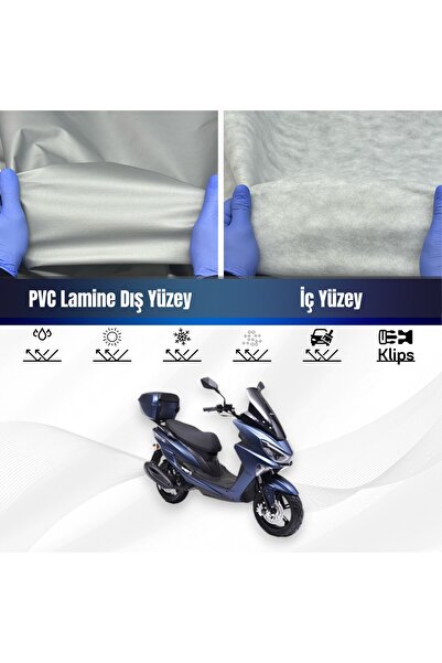 ULTRASHOP RKS Newlight 125 Pro  Su Geçirmez Motosiklet Branda 4 Mevsime Uygun...