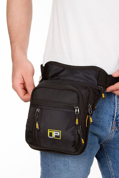 Newish Men's Impertex Waterproof Fabric Leg Bag, Waist Leg Bag Suitable for Motorcycle Couriers